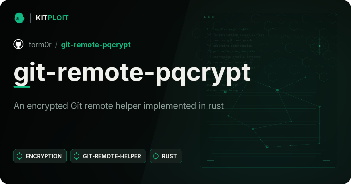 git-remote-pqcrypt preview