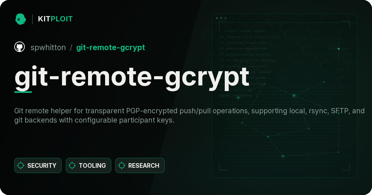 git-remote-gcrypt preview