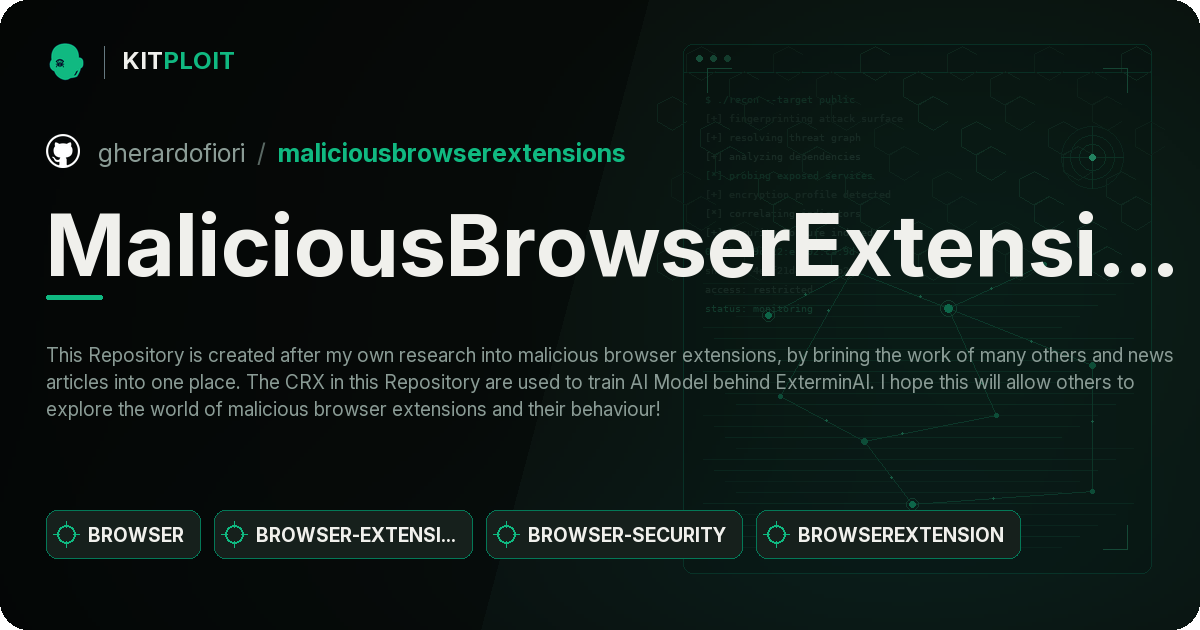 MaliciousBrowserExtensions preview