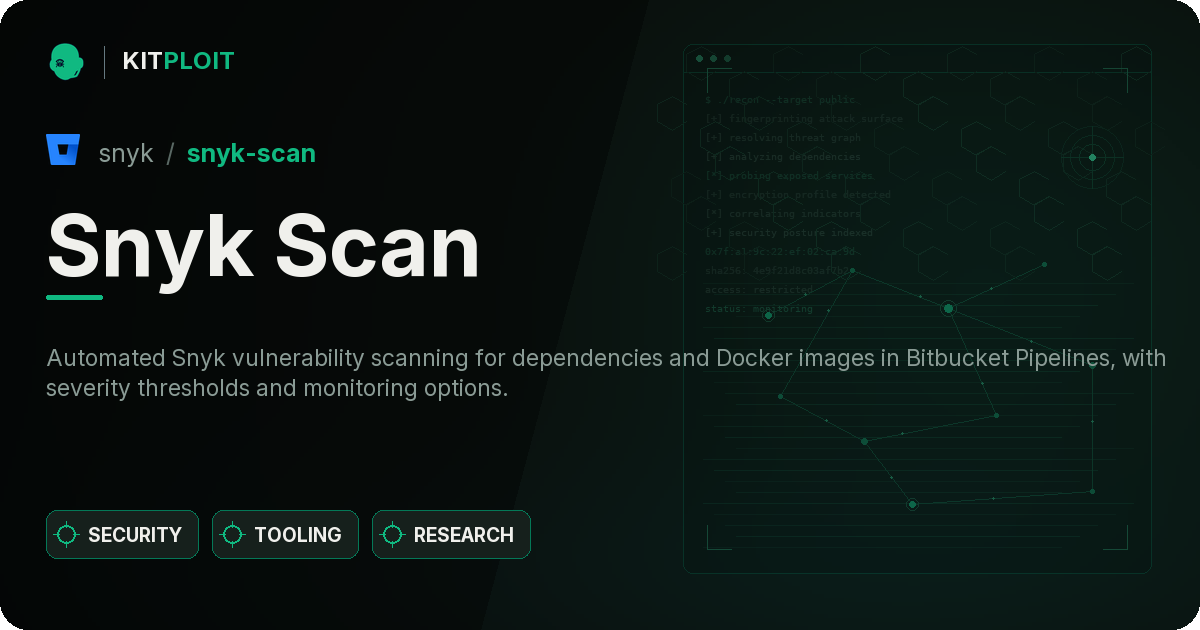 Snyk Scan preview