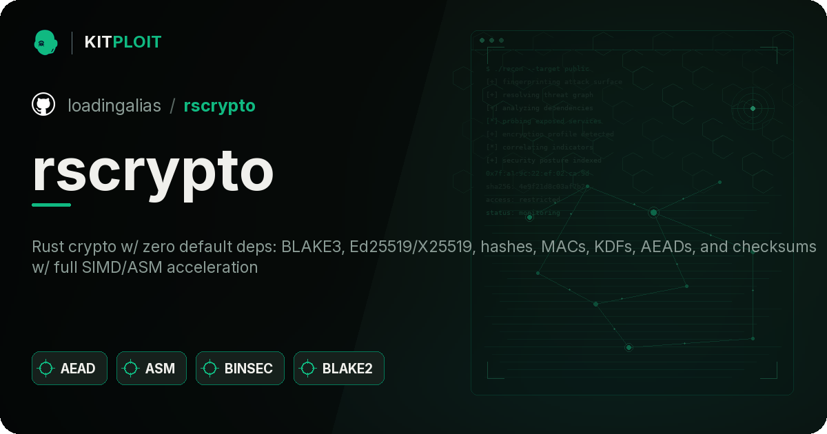 rscrypto preview