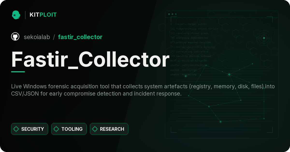 Fastir_Collector preview