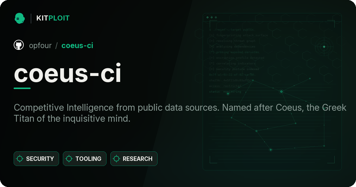 coeus-ci preview