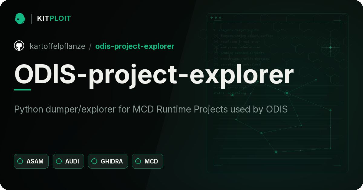 ODIS-project-explorer preview