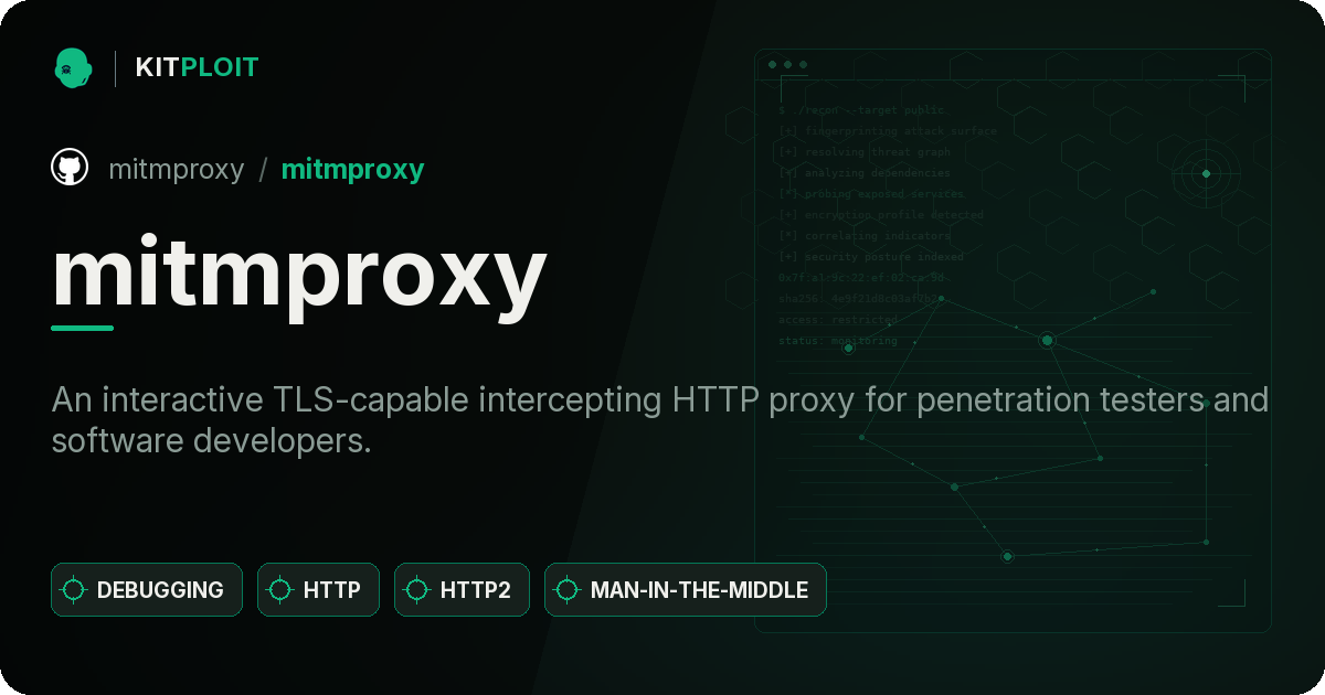 mitmproxy preview