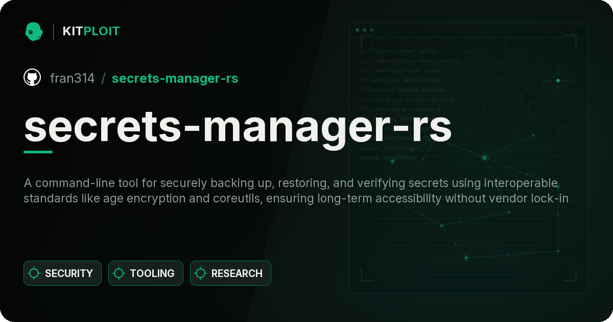 secrets-manager-rs preview