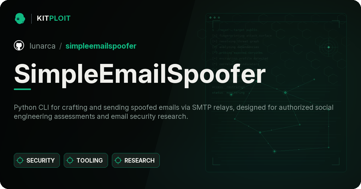 SimpleEmailSpoofer preview