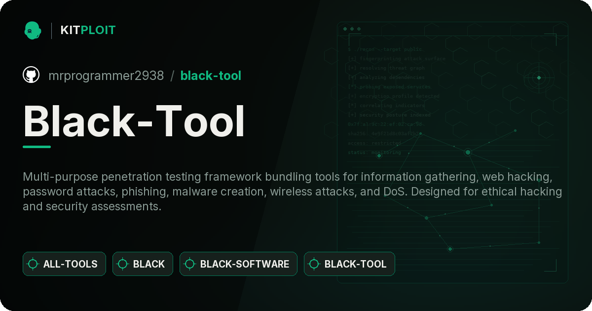 Black-Tool preview