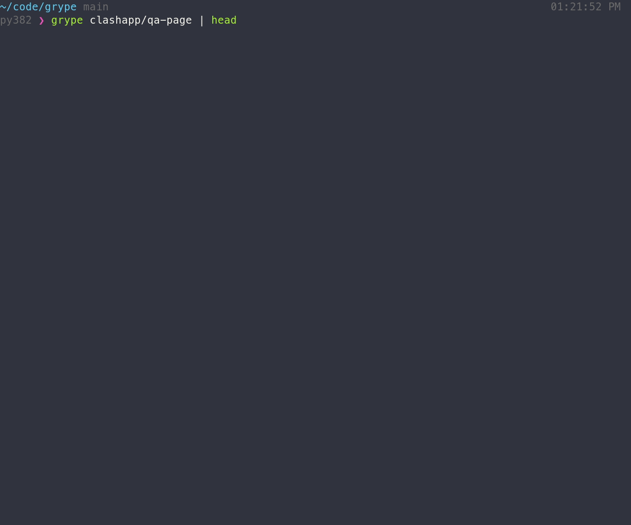 grype preview