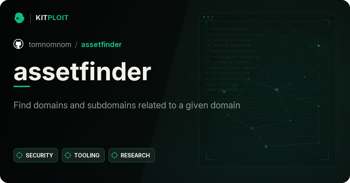 assetfinder preview